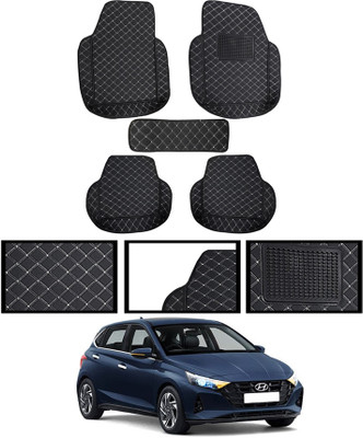 MATIES Leatherite 7D Mat For  Hyundai i20(Black)