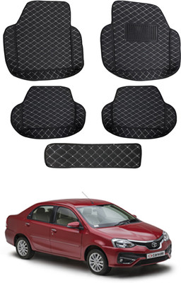 RKPSP Leatherite 7D Mat For  Toyota Etios Cross(Black)