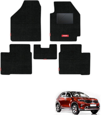 elegant Polypropylene Standard Mat For  Kia Sonet(Black)