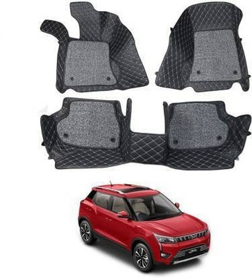 STYLE CHOICE Leather 7D Mat For  Mahindra XUV 300(Black)