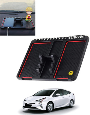 RKPSP Silicone Tray Mat For  Toyota Prius(Black)
