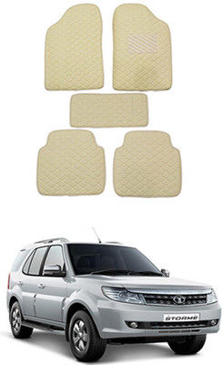 MATIES Leatherite Standard Mat For  Tata Safari Storme(Beige)