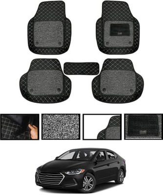 MSNP Leatherite 7D Mat For  Hyundai Elantra(Black)