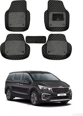 MATIES Leatherite 7D Mat For  Kia Carnival(Beige)