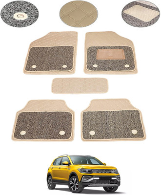 MSNP Leatherite 7D Mat For  Volkswagen Universal For Car(Beige)