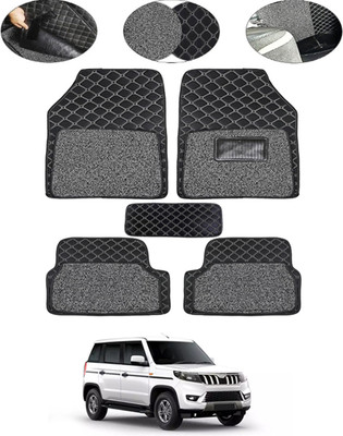 MSNP Leatherite 7D Mat For  Mahindra Universal For Car(Black)