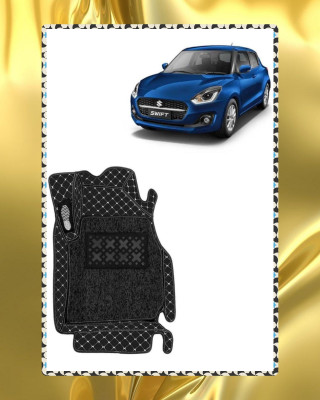 KUNTAIL A Leather 7D Mat For  Maruti Suzuki Swift(Black)