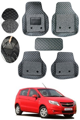 SLSHILPA Leather 7D Mat For  Chevrolet UVA(Black)