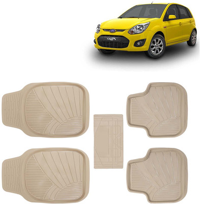 Kingsway PVC Tray Mat For  Ford Figo(Beige)