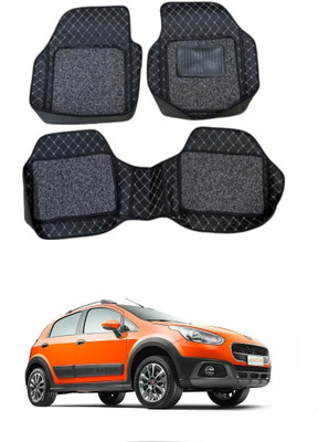 Arnejaa Leatherite 7D Mat For  Fiat Avventura(Black)
