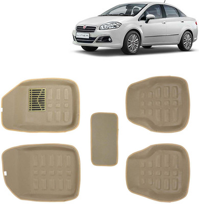 Kingsway PVC 3D Mat For  Fiat Linea(Beige)