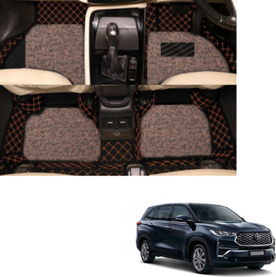 Autoclow Leatherite 7D Mat For  Toyota Innova Hycross (7 Seater)(Beige)