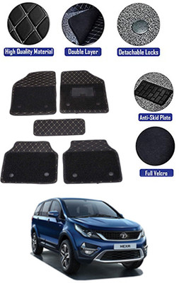 MATIES PVC 7D Mat For  Chevrolet Hexa(Black)