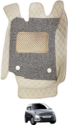 Euro Care Leatherite 7D Mat For  Hyundai i10(Beige)