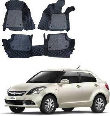 kuntailss Leather 7D Mat For  Maruti Suzuki Swift(Black)