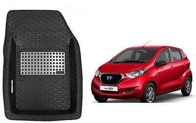 SLSHILPA Plastic Tray Mat For  Datsun Redi GO(Black)