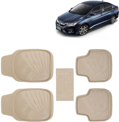 Kingsway PVC Tray Mat For  Honda City(Beige)