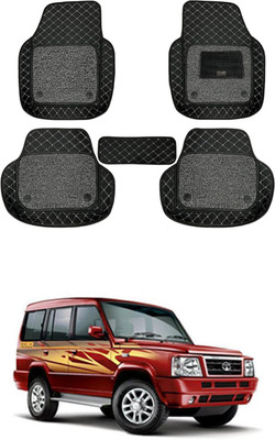 RKPSP Leatherite 7D Mat For  Tata Sumo(Black)