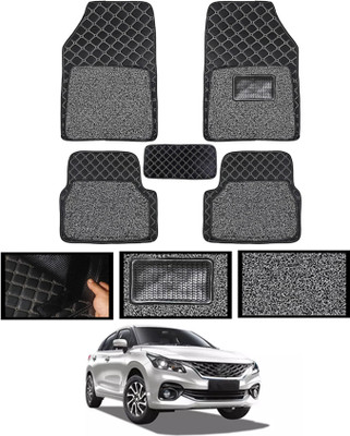 MATIES Leatherite 7D Mat For  Maruti Suzuki Baleno(Black)