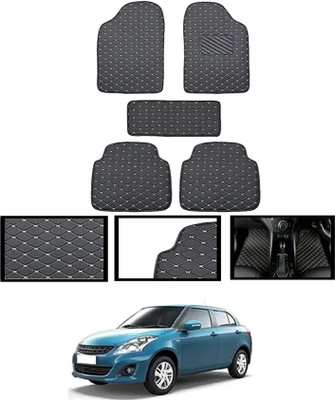 MATIES Leatherite Standard Mat For  Maruti Suzuki Swift Dzire(Black)