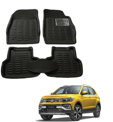 ROSHNEER ENTERPRISES PVC 3D Mat For  Volkswagen Taigun(Black)
