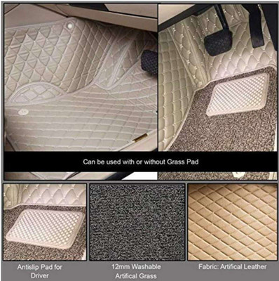 AAVAHAN Leatherite 7D Mat For  Maruti Suzuki Amaze(Beige)