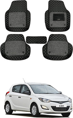 RKPSP Leatherite 7D Mat For  Hyundai i20(Black)