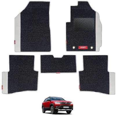 elegant Polypropylene Standard Mat For  Maruti New Brezza(Black, White)