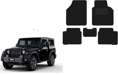 Autorepute Rubber Standard Mat For  Mahindra Thar(Black)