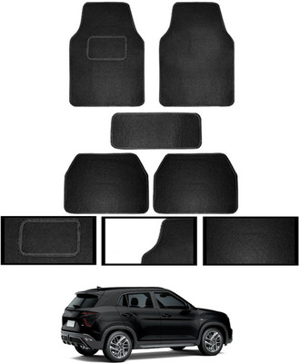 CCMM Fabric Standard Mat For  Hyundai Universal For Car(Black)