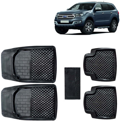 Kingsway PVC Tray Mat For  Ford Endeavour(Black)