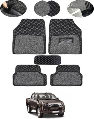 MSNP Leatherite 7D Mat For  Isuzu Universal For Car(Black)
