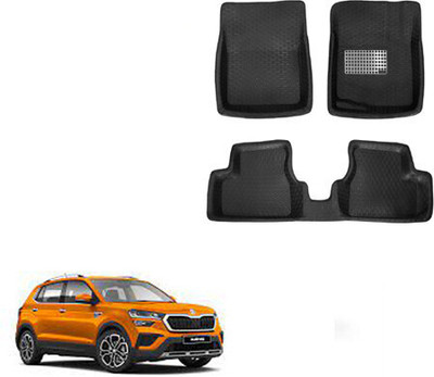 Autorepute Leather 5D Mat For  Skoda Kushaq(Black)