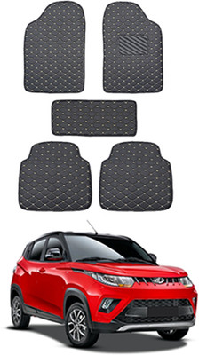 MATIES Leatherite Standard Mat For  Mahindra KUV100(Black)
