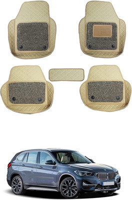 RKPSP Leatherite 7D Mat For  BMW Universal For Car(Beige)