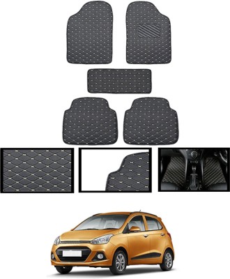 ABJD Leatherite Standard Mat For  Hyundai Grand i10(Black)