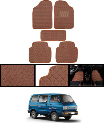 MATIES Leatherite Standard Mat For  Maruti Suzuki Omni(Brown)