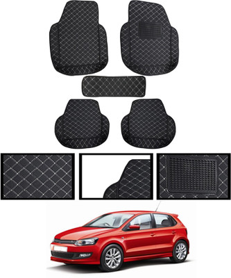 MATIES Leatherite 7D Mat For  Volkswagen Polo GT(Black)