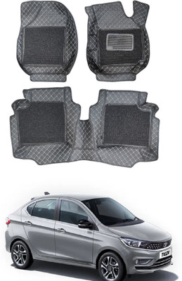 Autoxygen Leatherite 7D Mat For  Tata Tigor(Black)