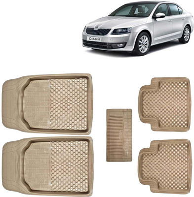 Kingsway PVC Tray Mat For  Skoda Octavia(Beige)
