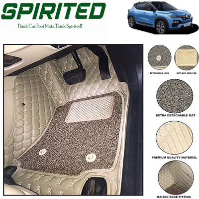 SPIRITED Leatherite 7D Mat For  Nissan Kiger(Beige)