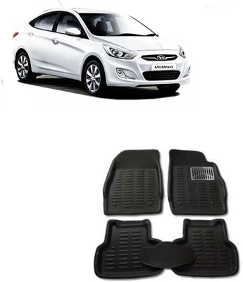 ARNEJA Polyutherine 3D Mat For  Hyundai Verna Fluidic(Black)