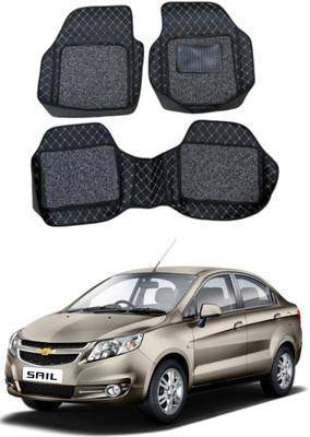 arneja trading company Leatherite 7D Mat For  Chevrolet Sail(Black)