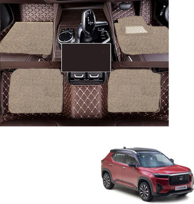 Autoclow Leatherite 7D Mat For  Honda Elevate(Brown, Beige)