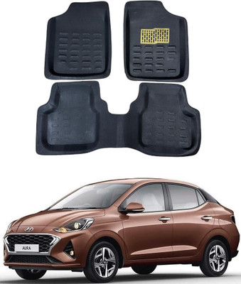 ARNEJA Polyutherine 3D Mat For  Hyundai Aura(Black)