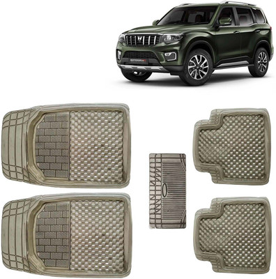 Kingsway PVC Tray Mat For  Mahindra Scorpio N(Brown)
