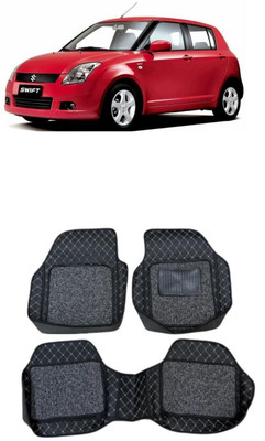 arneja trading company Leatherite 7D Mat For  Maruti Swift(Silver, Black)