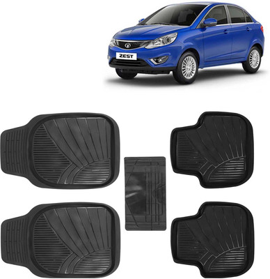 Kingsway PVC Tray Mat For  Tata Zest(Black)