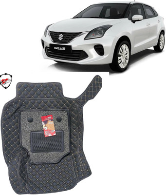 VIAZ VENTURES Leatherite 7D Mat For  Maruti Baleno(Black, Silver)
