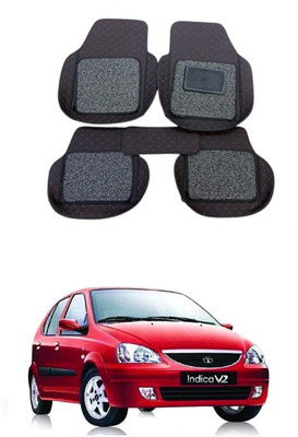 ARNEJA Leatherite 7D Mat For  Tata Indica V2(Black)